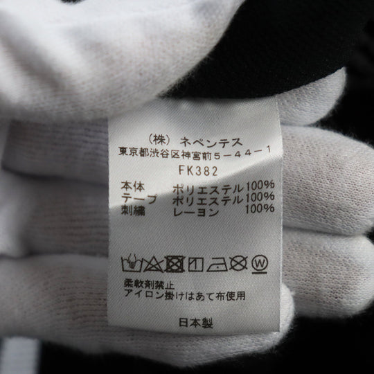 Needles Pants FK382 Main: 100% polyester, Part: 100% polyester, Part: 100% rayon Black White mens S Used Authentic