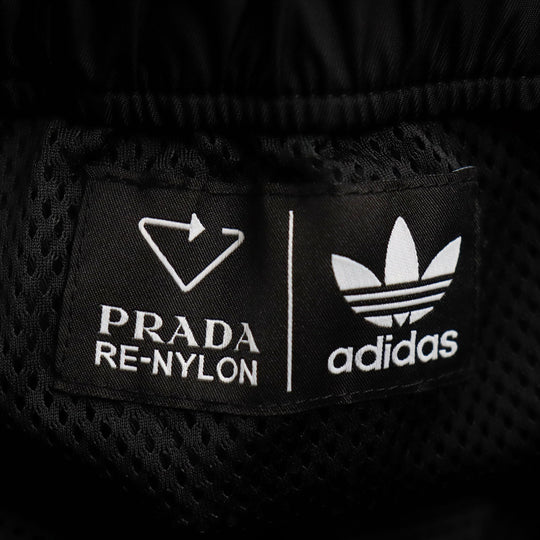 PRADA Pants SPH55 Outer: 100% recycled polyamide, Lining: 100% polyester, Partially: cowhide black Re Bylon triangle logo track pants mens M Used Authentic
