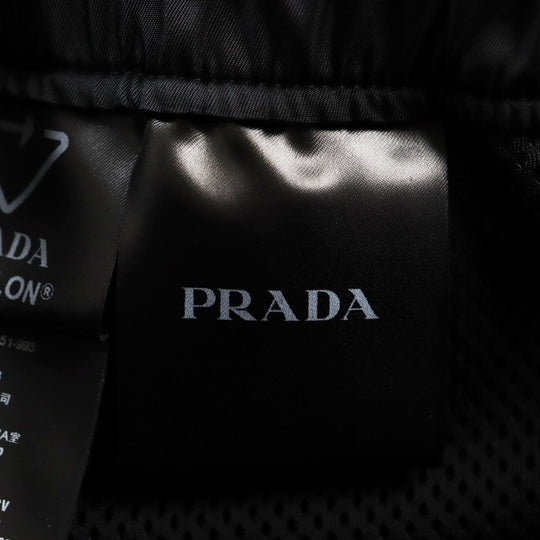 PRADA Pants SPH55 Outer: 100% recycled polyamide, Lining: 100% polyester, Partially: cowhide black Re Bylon triangle logo track pants mens M Used Authentic