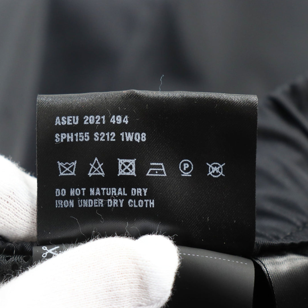 PRADA Pants SPH55 Outer: 100% recycled polyamide, Lining: 100% polyester, Partially: cowhide black Re Bylon triangle logo track pants mens M Used Authentic