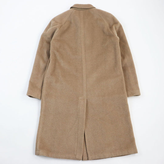 LARDINI Stainless collar coat Outer: 48% wool, Outer: 22% alpaca, Outer: 15% mohair, Outer: 15% nylon, Lining: 100% polyester beige mens 46 Used Authentic