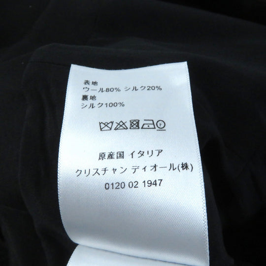 Christian Dior dress 251R35A1212 Outer: 80% wool, Outer: 20% silk, Lining: 100% silk black Women 40 Used Authentic