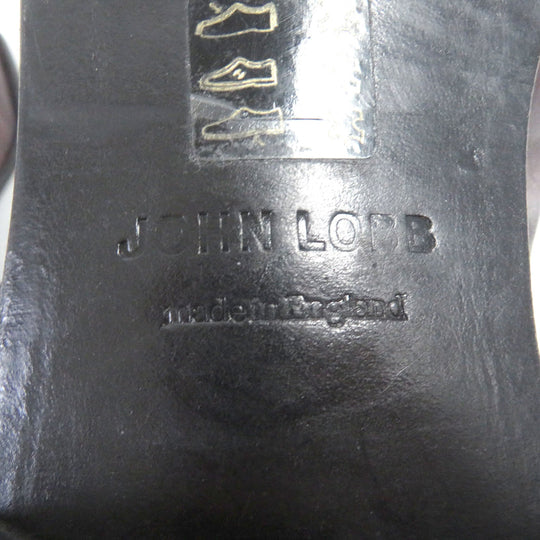John Lobb Dress shoes Museum calf Burgundy SEATON mens 9 Used Authentic