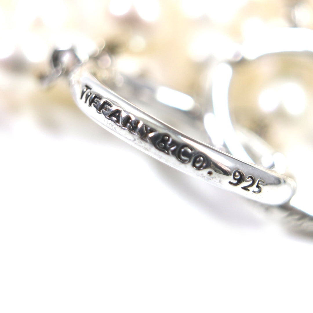 TIFFANY&Co. Necklace Part: SV925, Freshwater Pearl White Silver Paloma Picasso Women Used Authentic