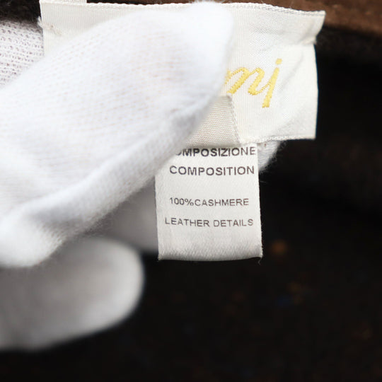 Brioni Blouson cashmere, suede Brown mens XXL Used Authentic