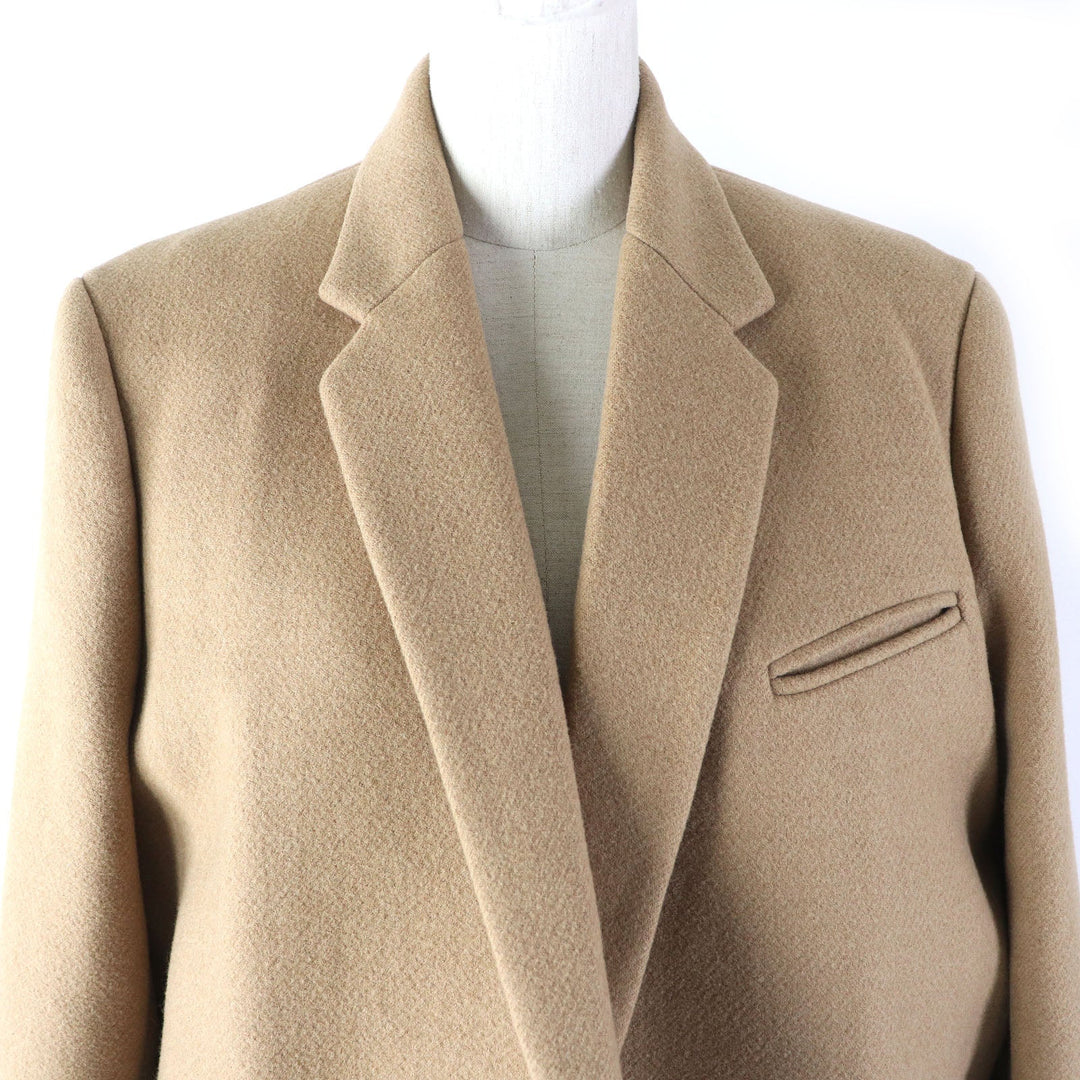 CELINE Chester coat 28H28 Outer: 97% camel, Outer: 3% wool, Lining: 100% silk beige Women 44 Used Authentic