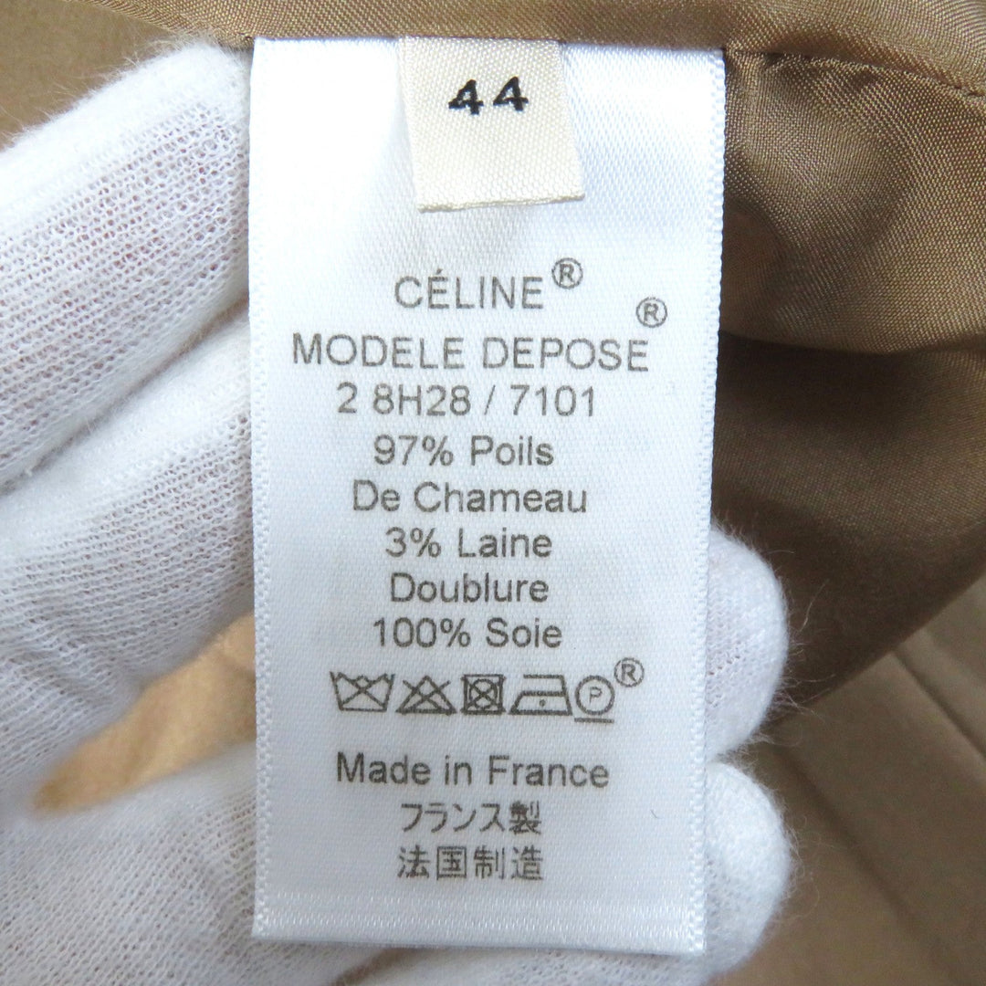 CELINE Chester coat 28H28 Outer: 97% camel, Outer: 3% wool, Lining: 100% silk beige Women 44 Used Authentic
