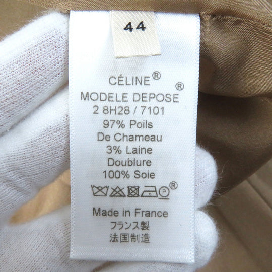 CELINE Chester coat 28H28 Outer: 97% camel, Outer: 3% wool, Lining: 100% silk beige Women 44 Used Authentic