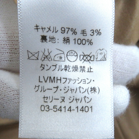 CELINE Chester coat 28H28 Outer: 97% camel, Outer: 3% wool, Lining: 100% silk beige Women 44 Used Authentic