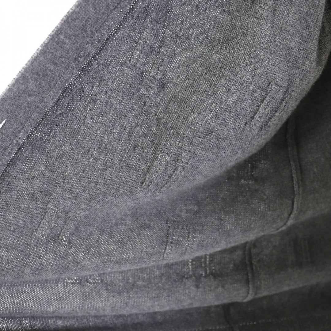 HERMES cardigan 97-7704 Main: 100% wool gray Women 40 Used Authentic