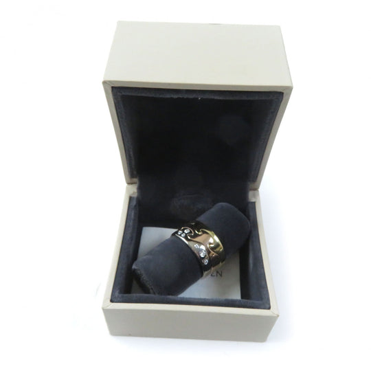 Georg Jensen Ring Main: K18 Silver gold Fusion ring Women 50 Used Authentic