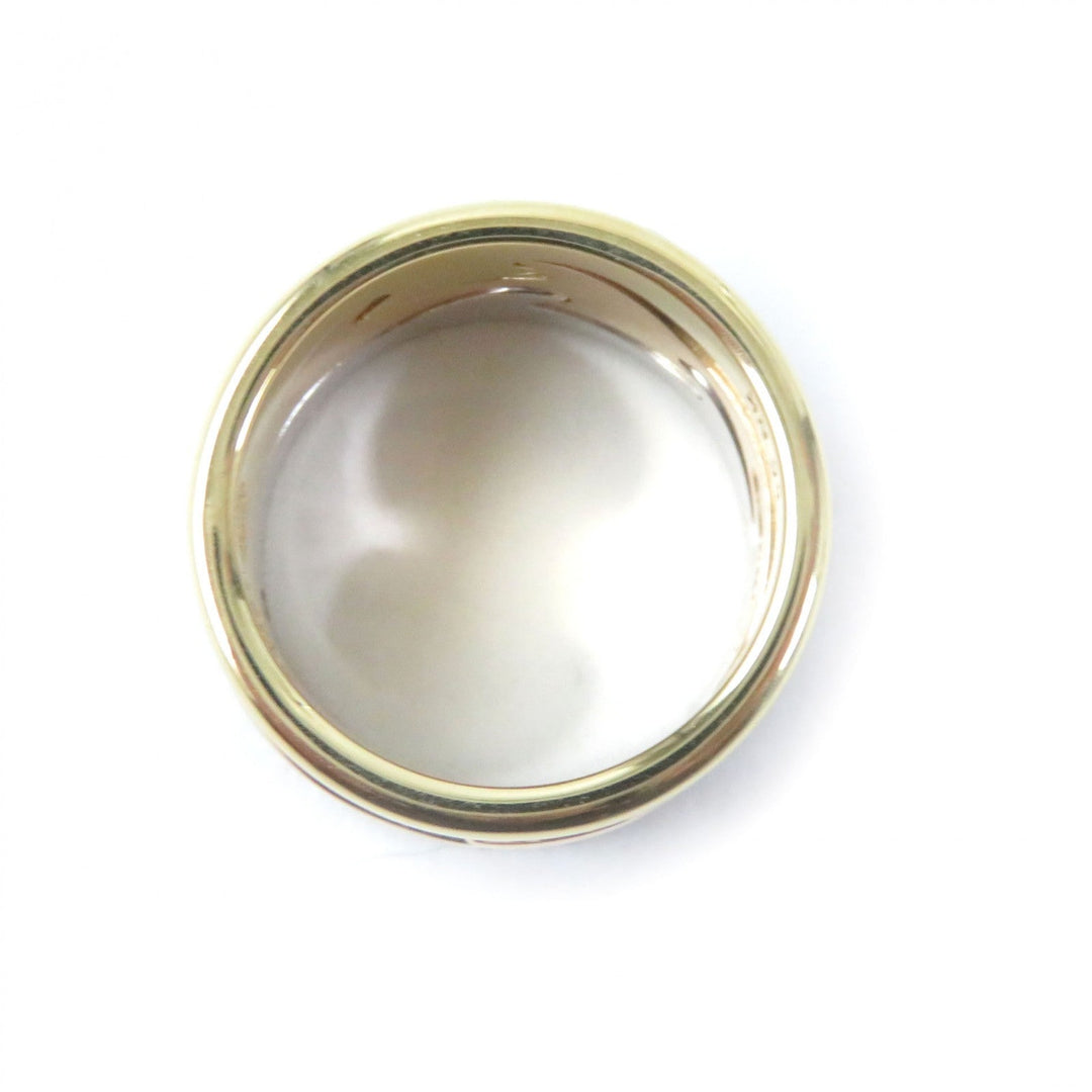 Georg Jensen Ring Main: K18 Silver gold Fusion ring Women 50 Used Authentic