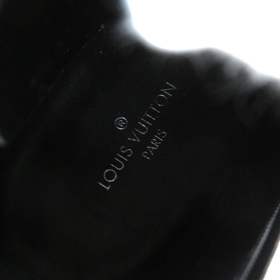 LOUIS VUITTON Ankle boots Part: Leather Black brown Star trail line Women 34 Used Authentic