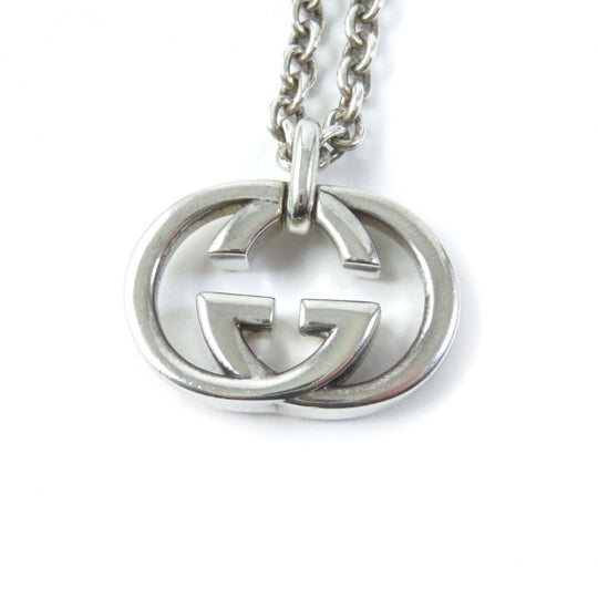 GUCCI Necklace Main�FAG925 Silver Women Used Authentic