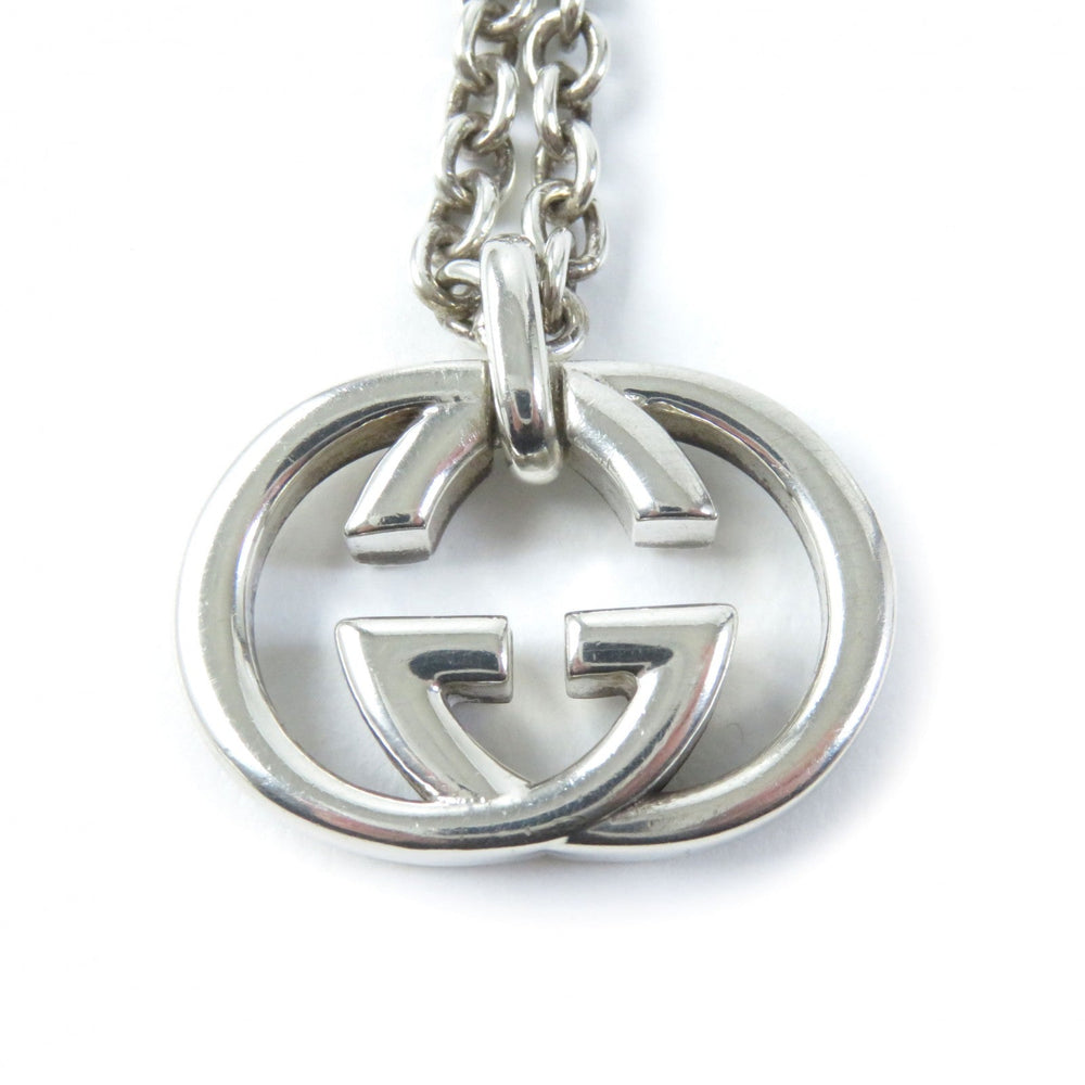 GUCCI Necklace Main�FAG925 Silver Women Used Authentic