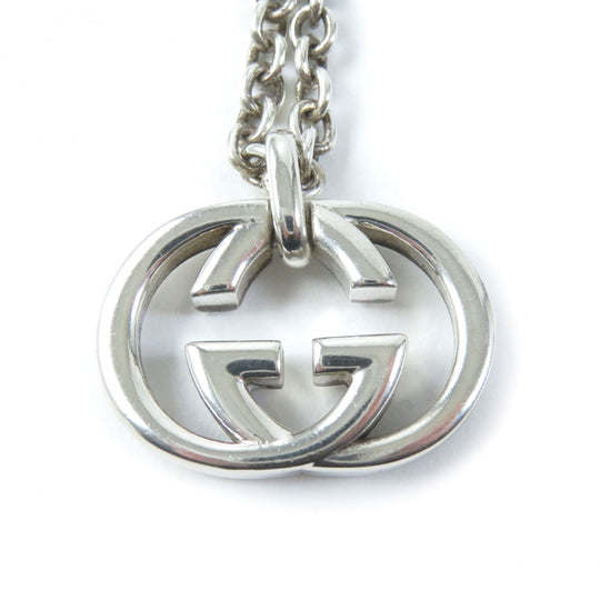 GUCCI Necklace Main�FAG925 Silver Women Used Authentic