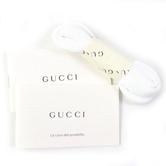 GUCCI High cut sneakers 426186 Main: Canvas, Part: Leather light beige Women 34.5 Used Authentic