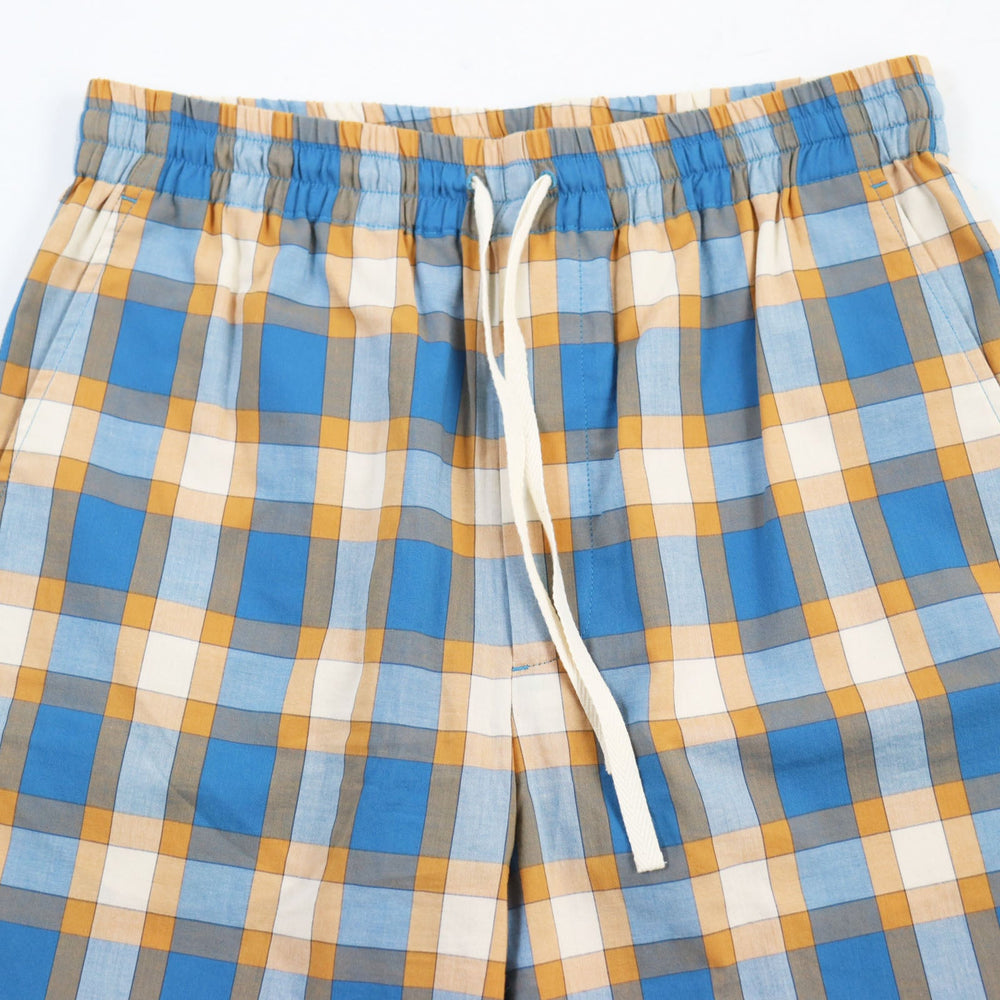 GUCCI Shorts 654859 Main: 100% cotton, Part: 100% polyester multicolor Madras Check Shorts mens 44 Used Authentic