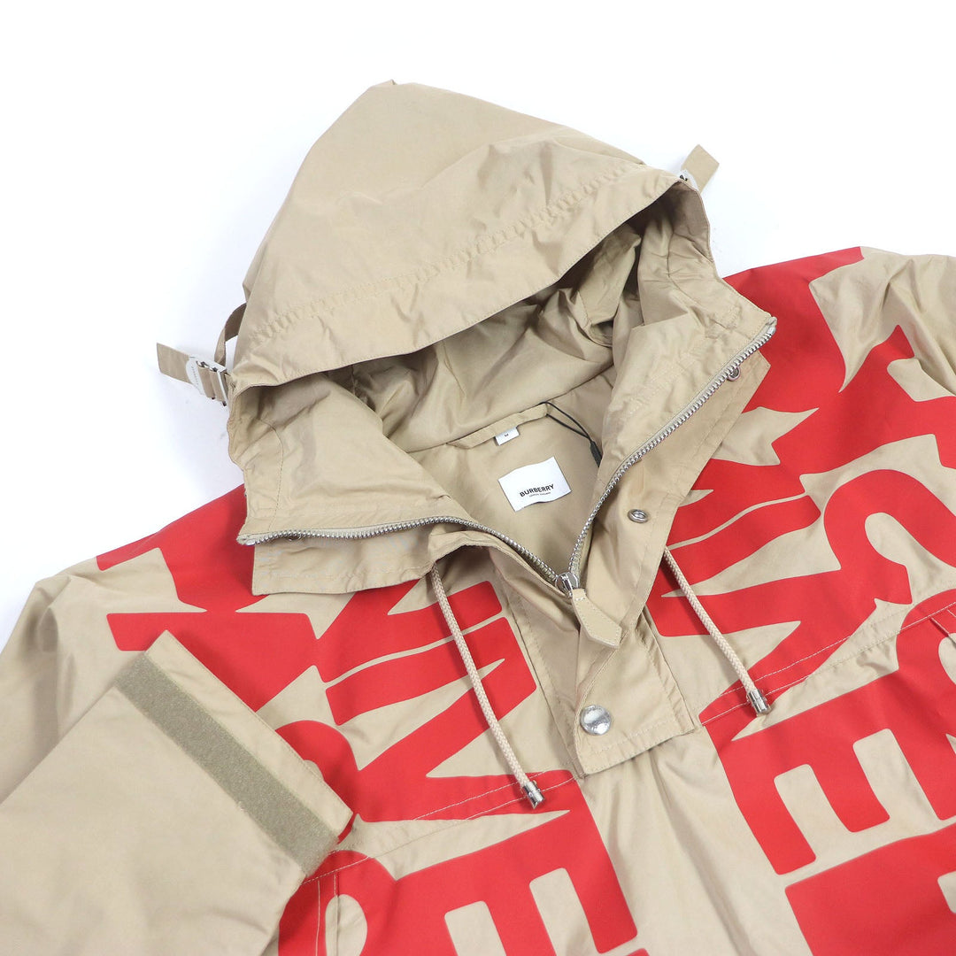 BURBERRY Blouson 8051865 Main: 59% cotton, Main: 41% nylon, Part: 100% leather beige mens M Used Authentic