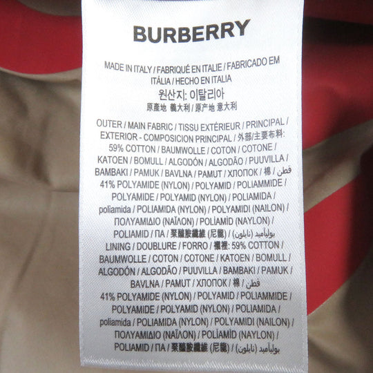 BURBERRY Blouson 8051865 Main: 59% cotton, Main: 41% nylon, Part: 100% leather beige mens M Used Authentic