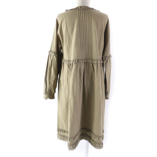 PINK HOUSE one piece A2103FBY368 Main: 78% cotton, Main: 22% other Brown Women Size unknown Used Authentic