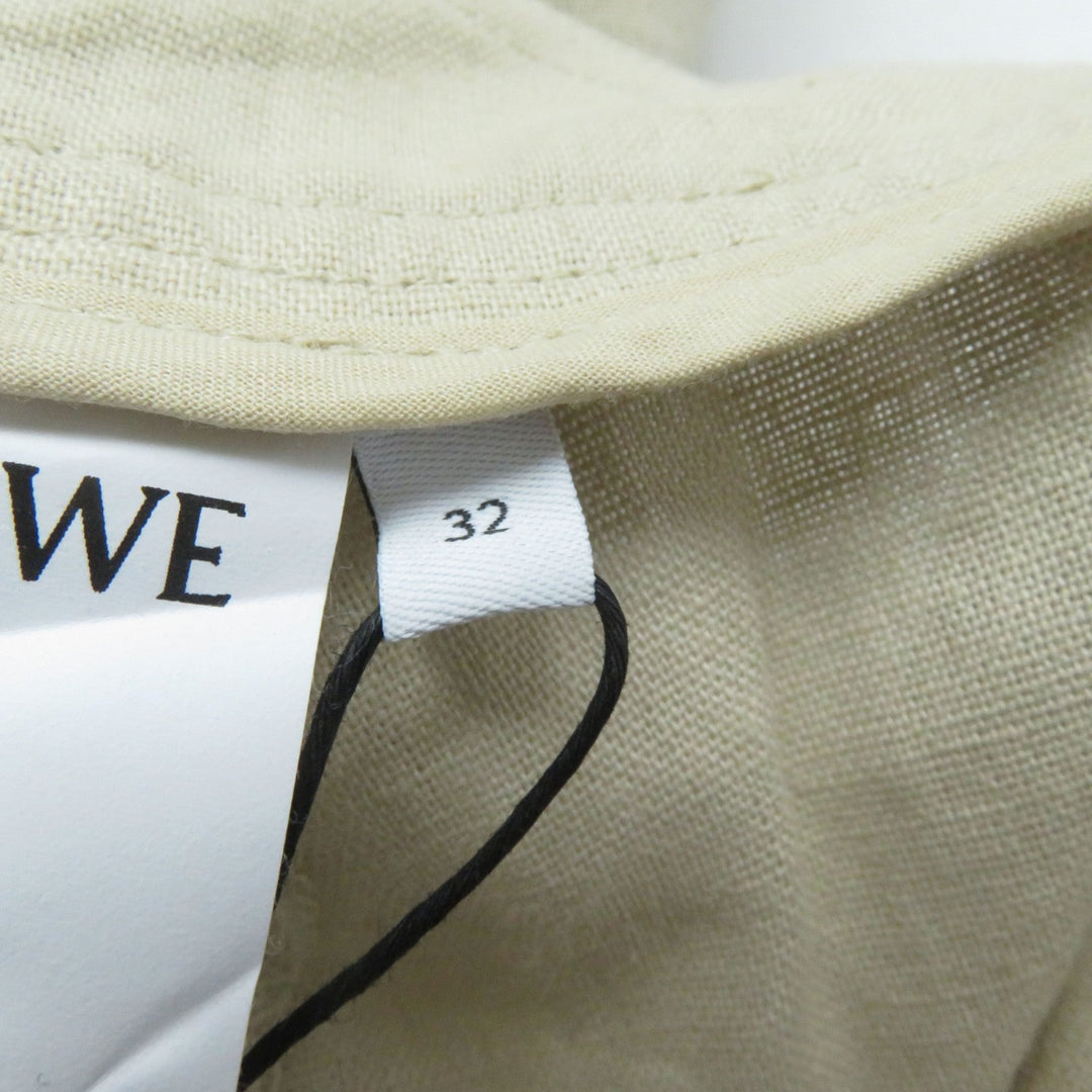 LOEWE skirt S616344X02 Main: 100% cotton, part: 51% linen, part: 49% cotton beige Women 32 Used Authentic