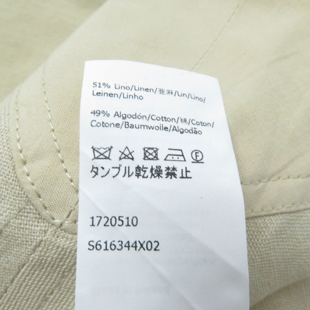 LOEWE skirt S616344X02 Main: 100% cotton, part: 51% linen, part: 49% cotton beige Women 32 Used Authentic