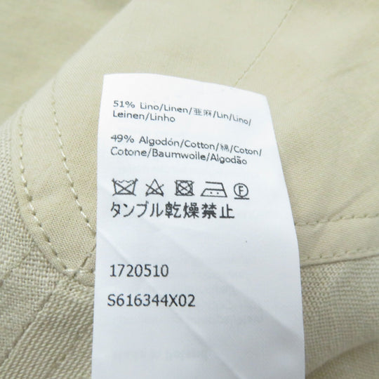 LOEWE skirt S616344X02 Main: 100% cotton, part: 51% linen, part: 49% cotton beige Women 32 Used Authentic