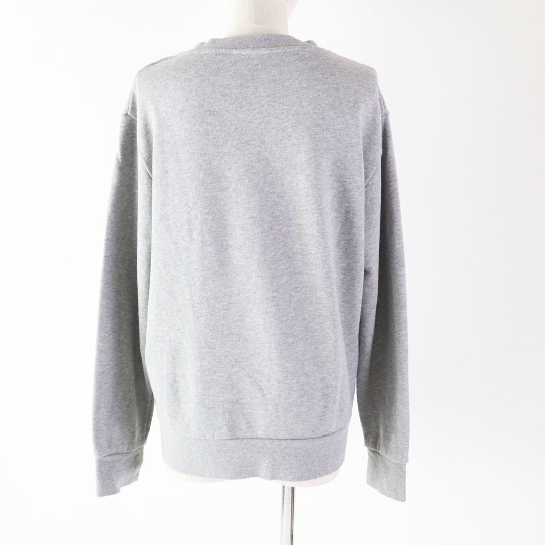 MONCLER pullover Outer material: 92% cotton, Outer material: 8% nylon, Part: 98% cotton, Part: 2% polyurethane gray MAGLIA Women XS Used Authentic