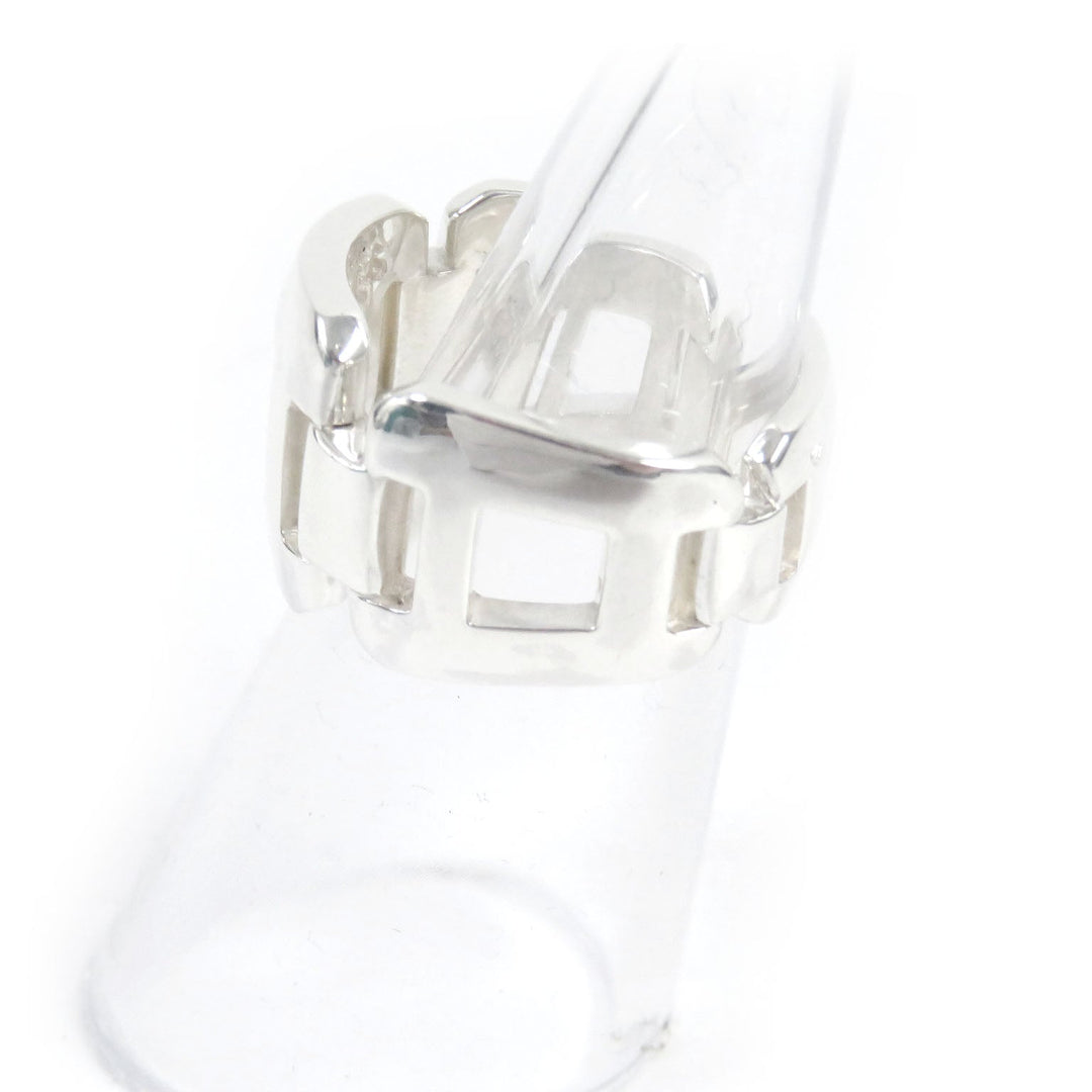 HERMES Ring Main�FSV925 Silver mens 52 Used Authentic