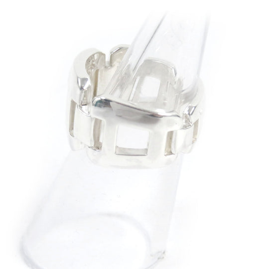 HERMES Ring Main�FSV925 Silver mens 52 Used Authentic