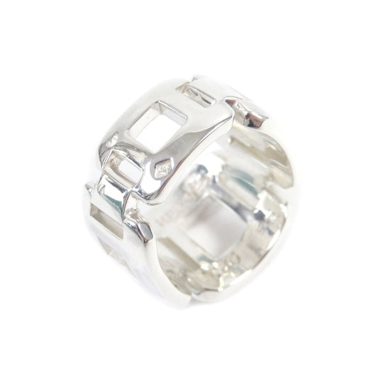 HERMES Ring Main�FSV925 Silver mens 52 Used Authentic