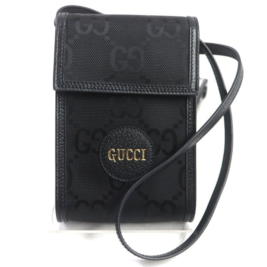 GUCCI Shoulder Bag 625599 Main: Nylon, Main: Leather black Off the Grid Mini mens Used Authentic