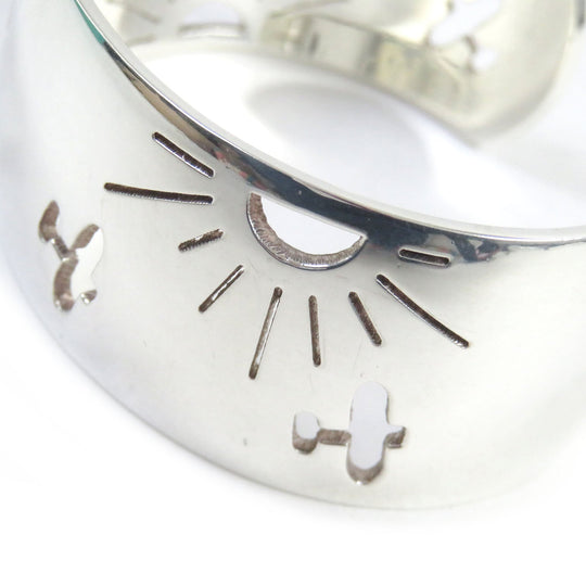HERMES Bangle Main�FSV925 Silver mens Used Authentic