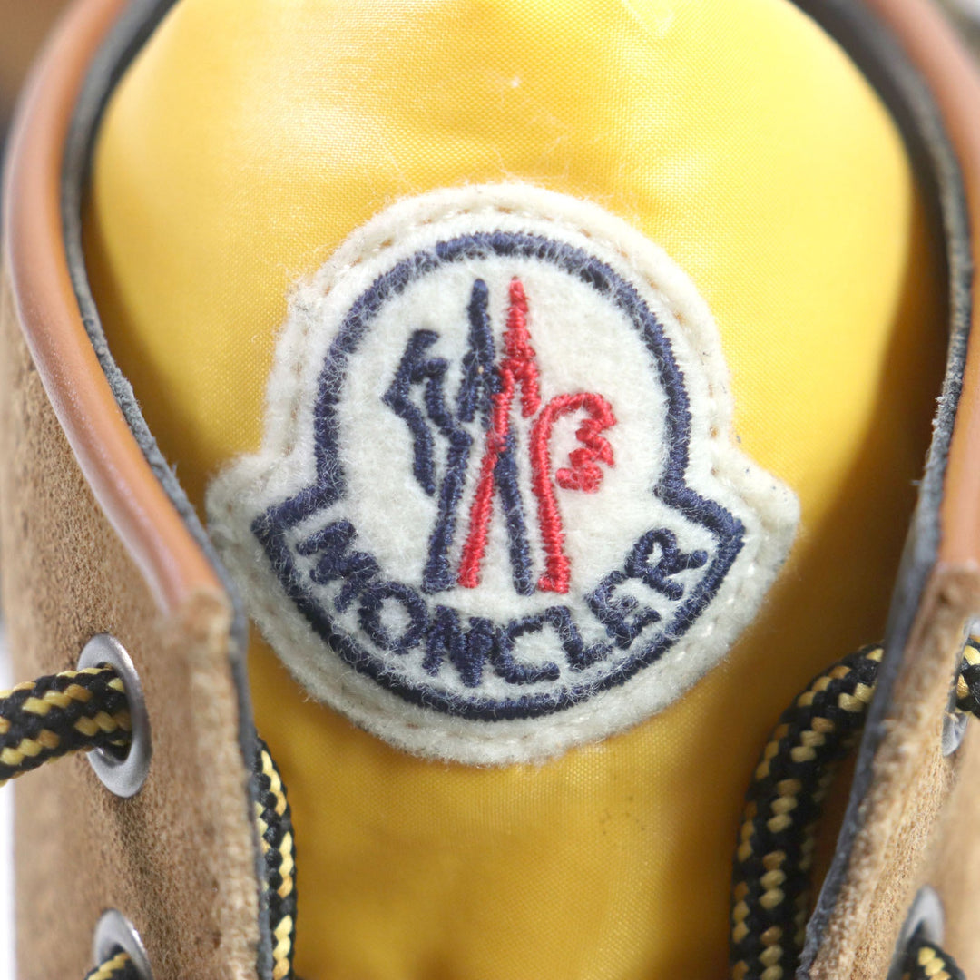 MONCLER boots Main: Suede Brown yellow ULYSSE SCARPA mens 39 Used Authentic