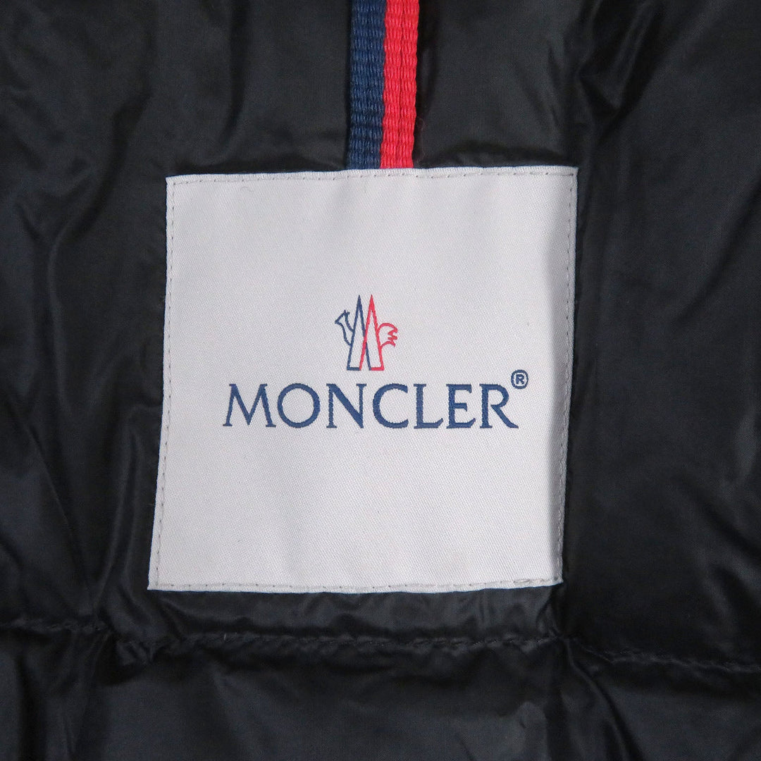 MONCLER Down jacket Main: 100% nylon, Filling: 90% down, Filling: 10% feather, Rib: 100% polyester black MELAMPYRE mens 5 Used Authentic