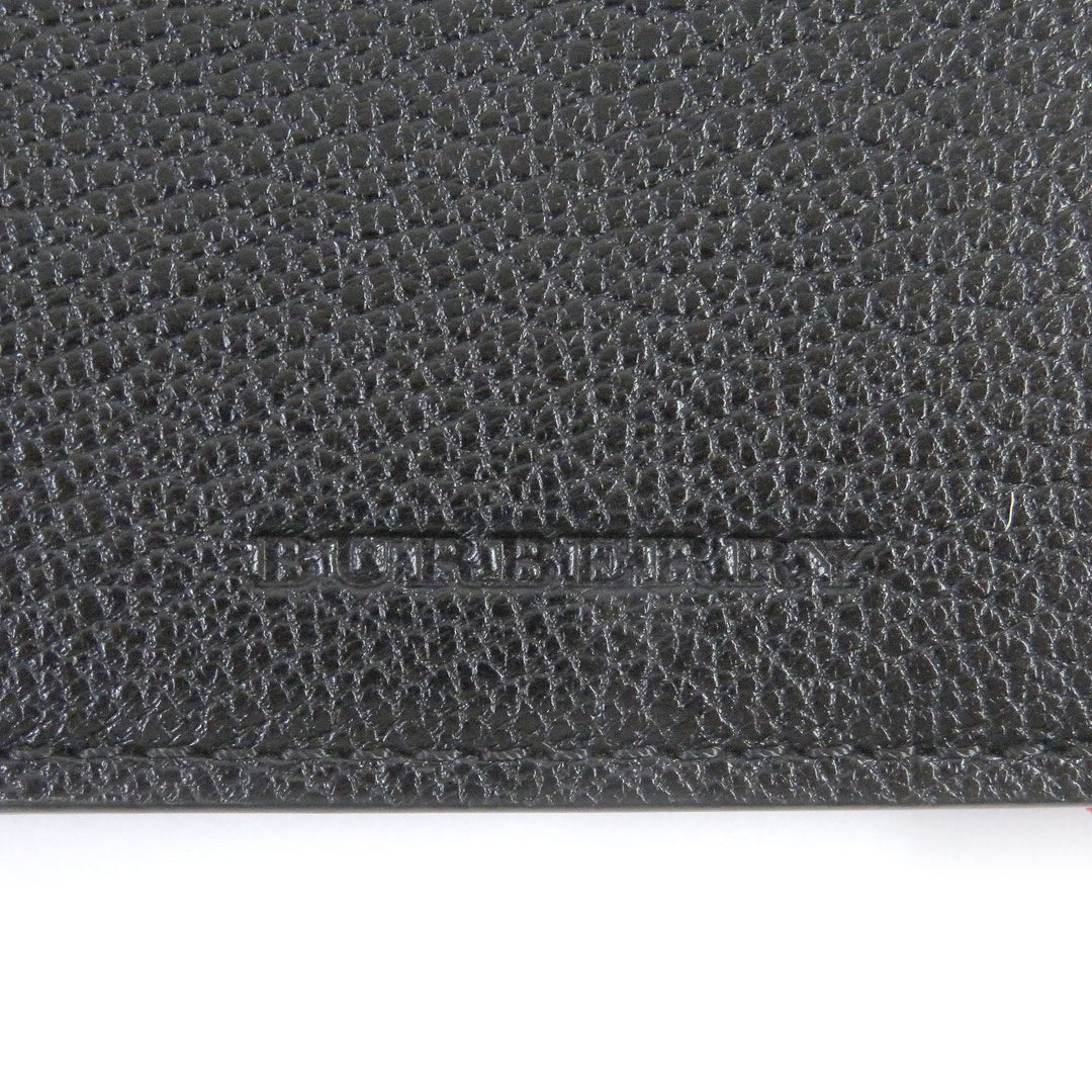 BURBERRY Bill Compartment 4074905 Main: Goatskin black mens Used Authentic