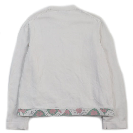 Dior HOMME knit 383M654AT556 Main: 100% cotton white DUNCAN GRANT AND CHARLESTON mens XL Used Authentic