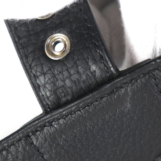 HERMES Briefcase Togo black Sac Adepeche 38 mens Used Authentic