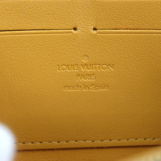 LOUIS VUITTON Long Wallet Purse M95614 Monogram denim Noir Monogram Denim Zippy Wallet mens Used Authentic