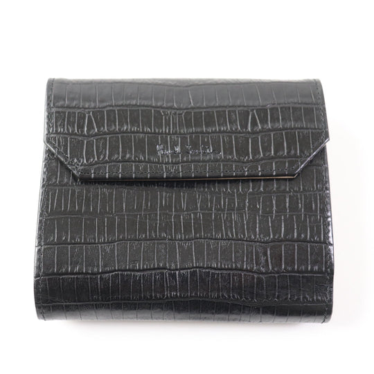 Paul Smith Bifold Wallet Main: Leather black Women Used Authentic