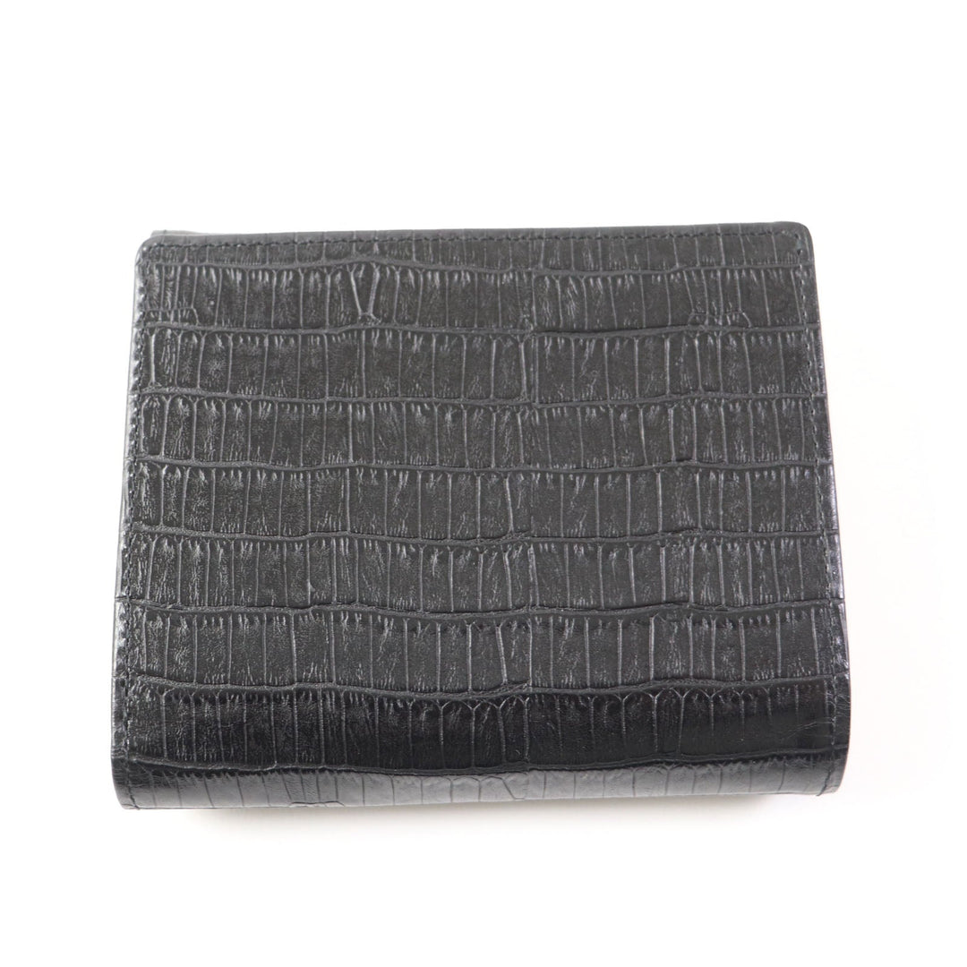 Paul Smith Bifold Wallet Main: Leather black Women Used Authentic