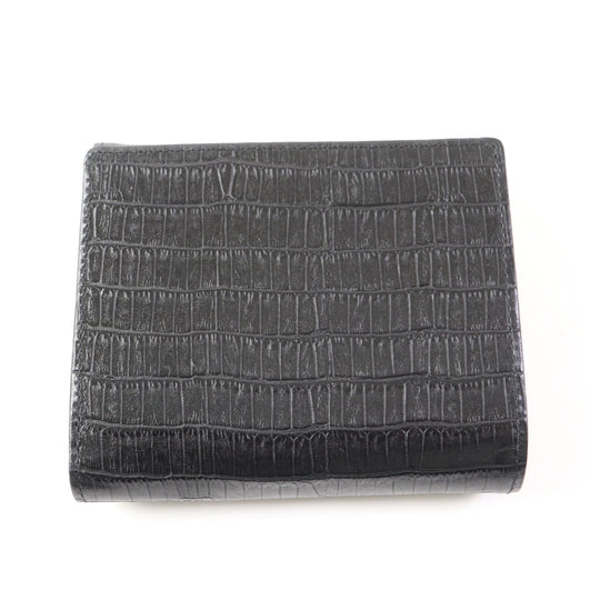 Paul Smith Bifold Wallet Main: Leather black Women Used Authentic