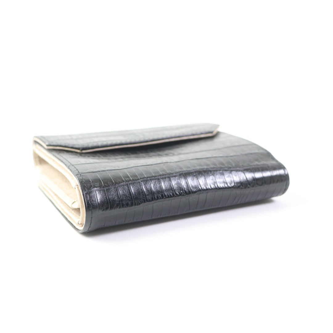 Paul Smith Bifold Wallet Main: Leather black Women Used Authentic