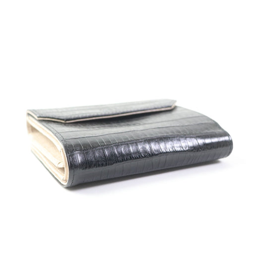 Paul Smith Bifold Wallet Main: Leather black Women Used Authentic