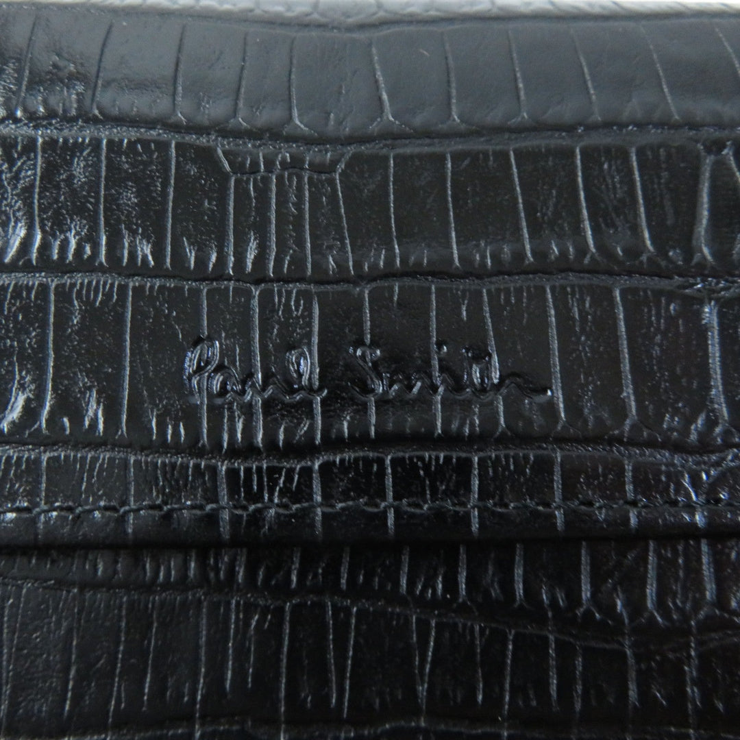 Paul Smith Bifold Wallet Main: Leather black Women Used Authentic