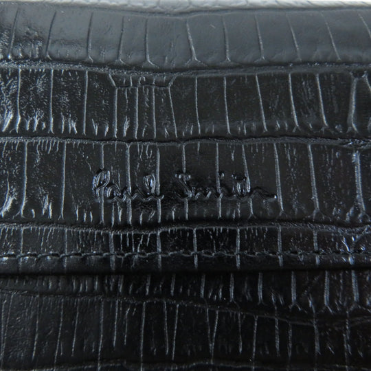 Paul Smith Bifold Wallet Main: Leather black Women Used Authentic