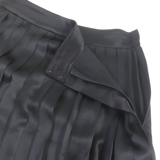 VERSACE Mini skirt Main: 100% silk black Women 36 Used Authentic