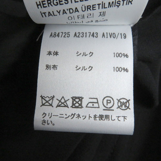 VERSACE Mini skirt Main: 100% silk black Women 36 Used Authentic