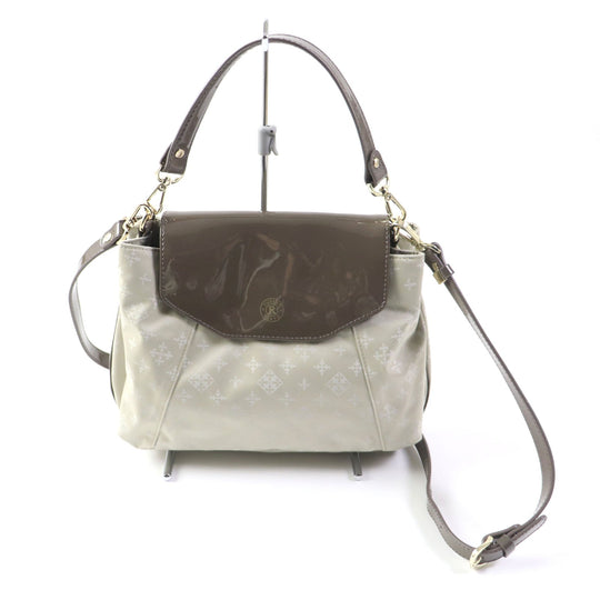 russet Handbag Outer: Polyester, Nylon, PVC processing Lining: Cotton leather, Cowhide leather PU processing Beige brown Women Used Authentic
